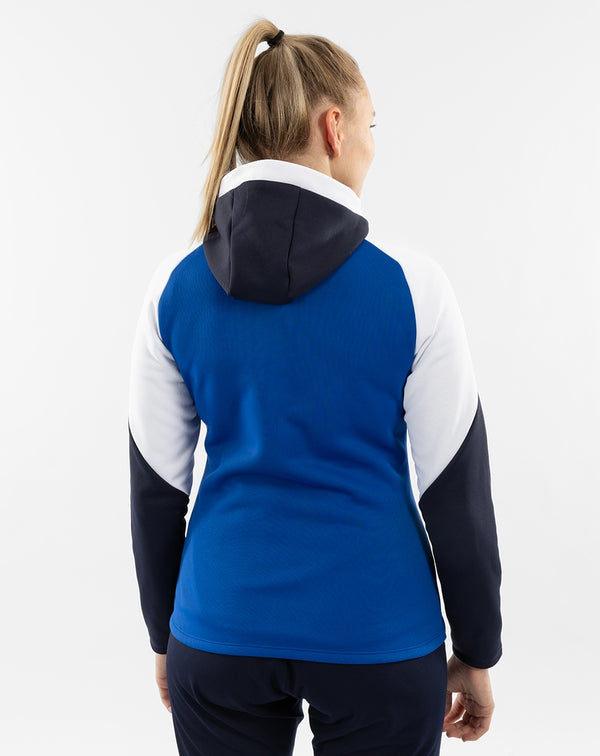 JAKO Kapuzenjacke Dynamic Damen - royal/weiß/marine – Bild 3