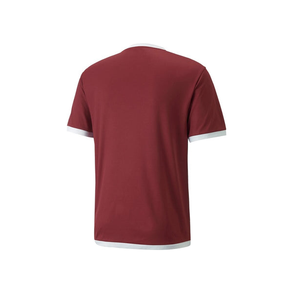 Puma teamLIGA Trikot Herren dunkelrot weiß – Bild 2