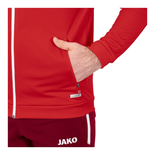 JAKO Polyesterjacke Champ 2.0 - rot/weinrot – Bild 11