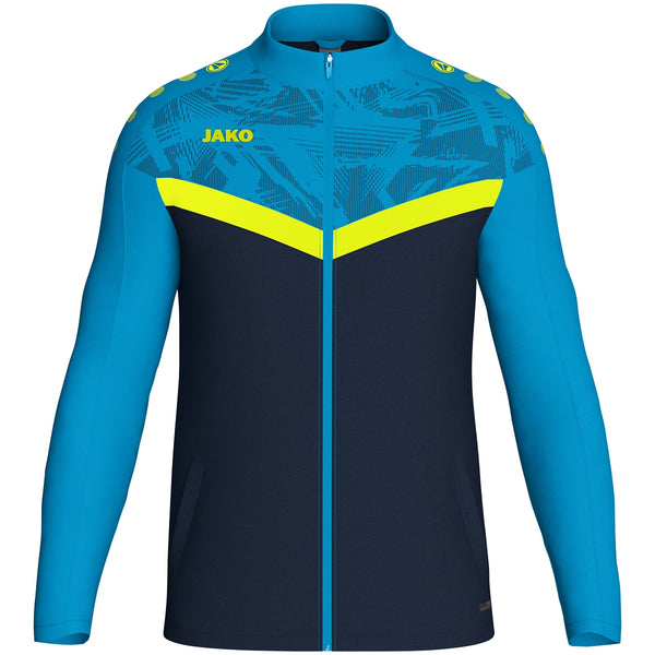 JAKO Polyesterjacke Iconic - marine/JAKO blau/neongelb – Bild 4