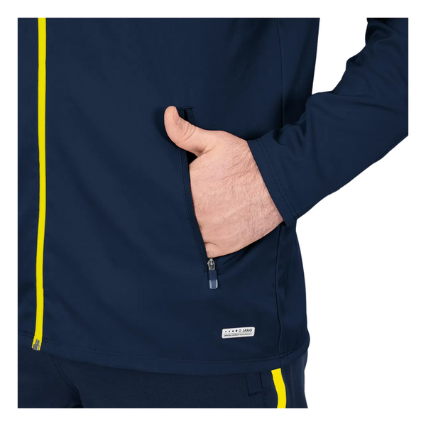 JAKO Präsentationsjacke Champ 2.0 - marine/darkblue/neongelb – Bild 5
