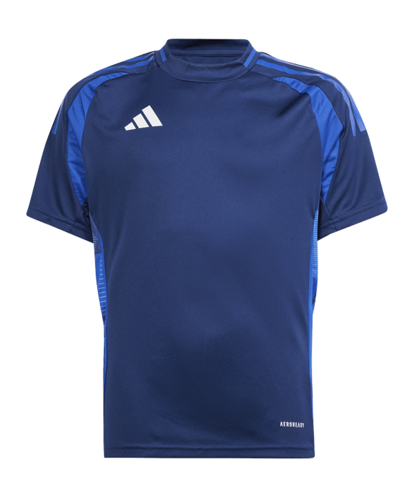 Adidas Tiro 24 Competition Spielertrikot Kinder blau dunkelblau – Bild 1