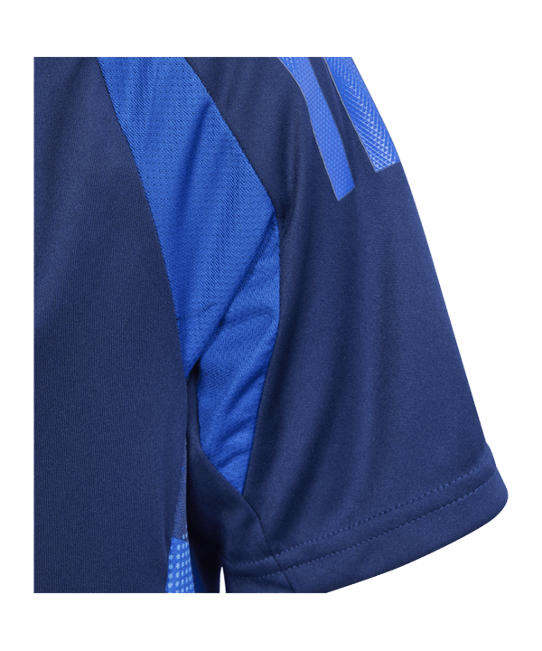 Adidas Tiro 24 Competition Spielertrikot Kinder blau dunkelblau – Bild 3