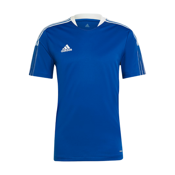 Adidas Tiro 21 Trainingstrikot Herren blau weiß – Bild 1