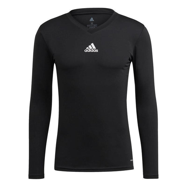 Adidas Team Base Shirt Longsleeve Herren - schwarz 2XL – Bild 1