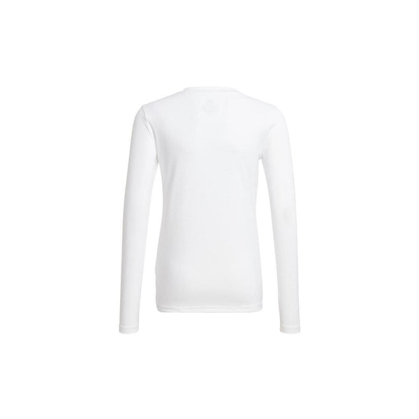 Adidas Team Base Shirt Longsleeve Kinder - weiß – Bild 2