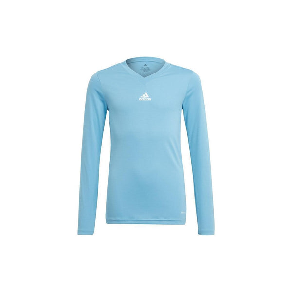 Adidas Team Base Shirt Longsleeve Kinder - hellblau – Bild 1