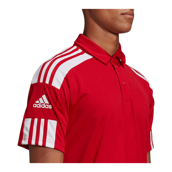 Adidas Squadra 21 Poloshirt Herren - rot/weiß – Bild 10