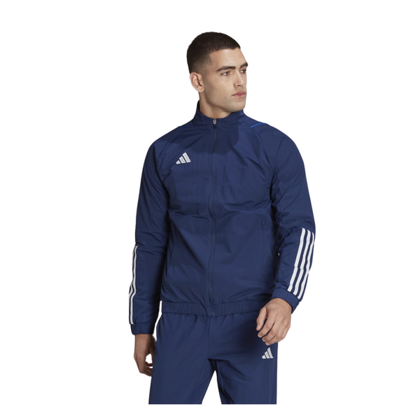 Adidas Tiro 23 Competition Präsentationsjacke Herren navy weiß – Bild 12