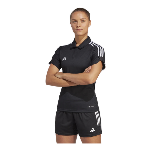Adidas Damen Polo Tiro 23 League - Schwarz – Bild 2