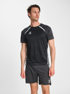 Hummel hmlLEAD 2.0 Jersey S/S - Schwarz / Asphalt