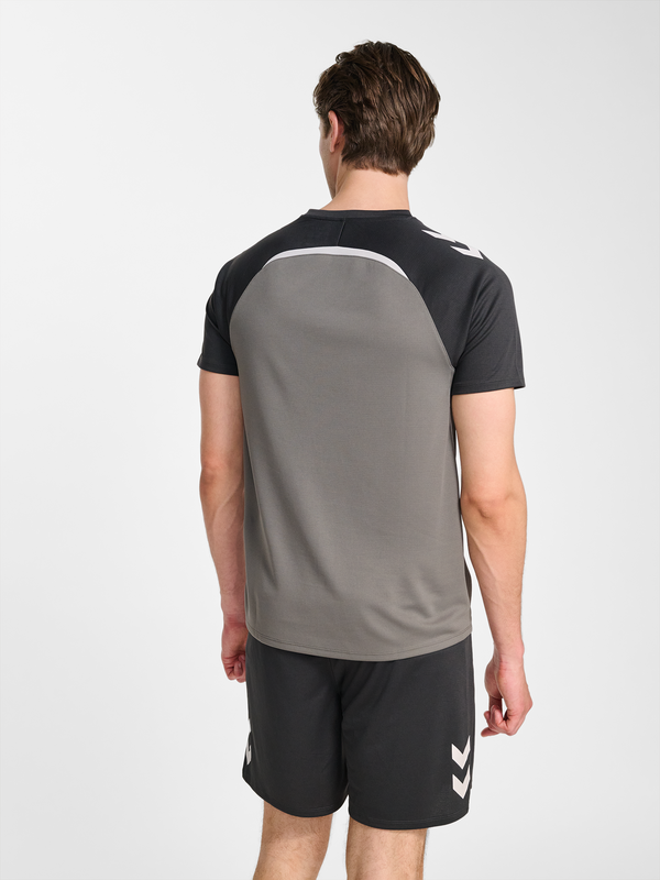Hummel hmlLEAD 2.0 Jersey S/S - Stahlgrau / Asphalt