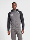 Hummel hmlLEAD 2.0 Zip Hoodie - Stahlgrau / Asphalt