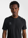Hummel hmlCIMA 2.0 Jersey S/S - Schwarz meliert