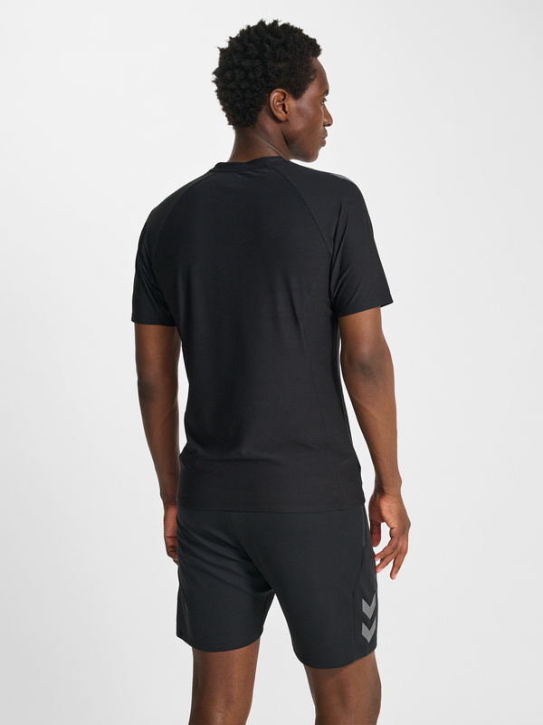 Hummel hmlCIMA 2.0 Jersey S/S - Schwarz meliert