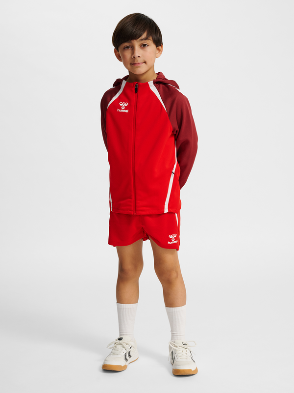Hummel hmlLEAD 2.0 Zip Hoodie Kids - Rot / Bordeaux