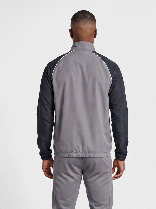 Hummel hmlLEAD 2.0 Woven Jacket - Stahlgrau / Asphalt