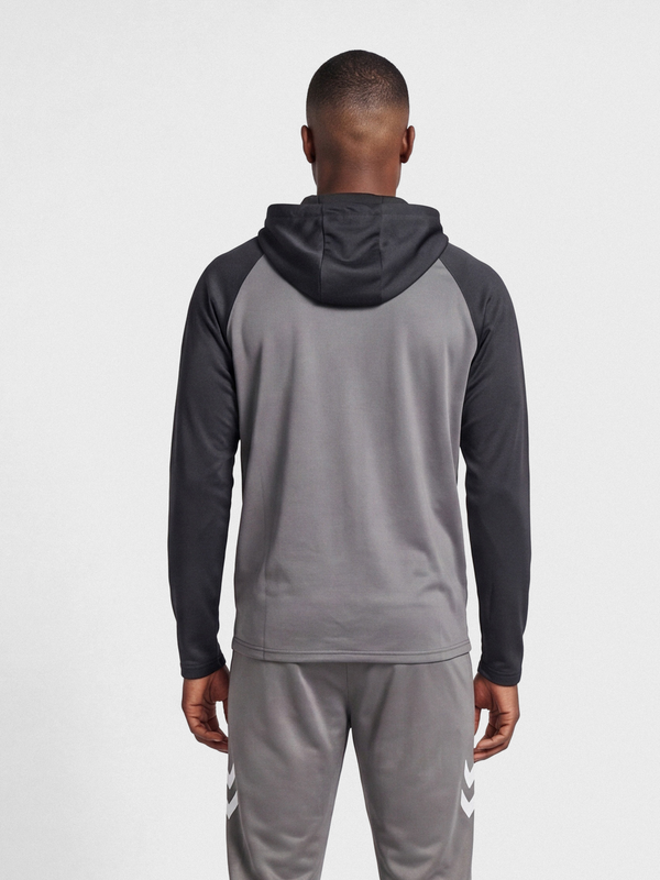 Hummel hmlLEAD 2.0 Zip Hoodie - Stahlgrau / Asphalt