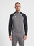 Hummel hmlLEAD 2.0 Half Zip - Stahlgrau / Asphalt
