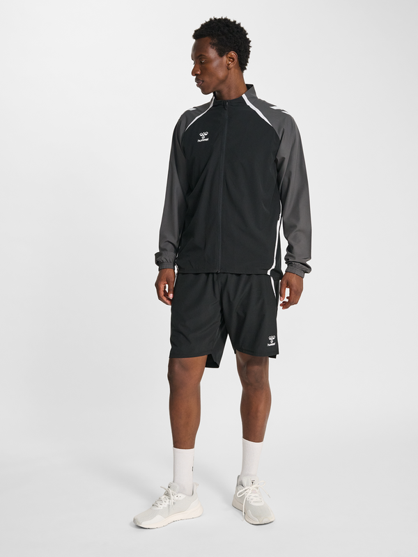 Hummel hmlLEAD 2.0 Woven Jacket - Schwarz / Asphalt