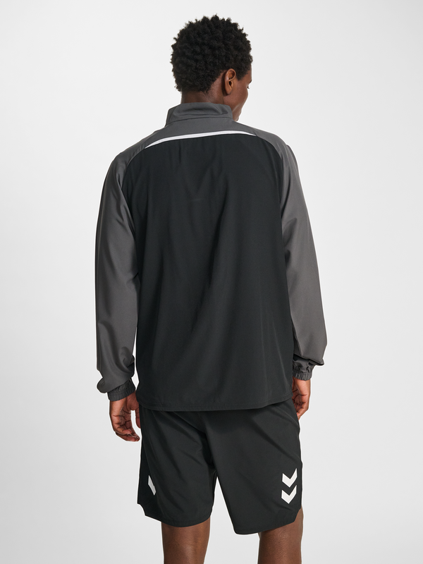 Hummel hmlLEAD 2.0 Woven Jacket - Schwarz / Asphalt