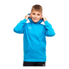 Puma teamGOAL Casuals Hoodie Kinder blau weiß – Bild 7