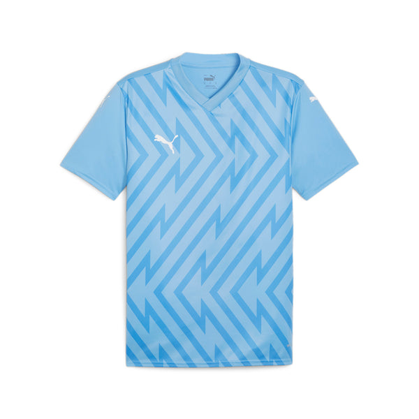 Puma teamGLORY Trikot Herren hellblau weiß – Bild 1