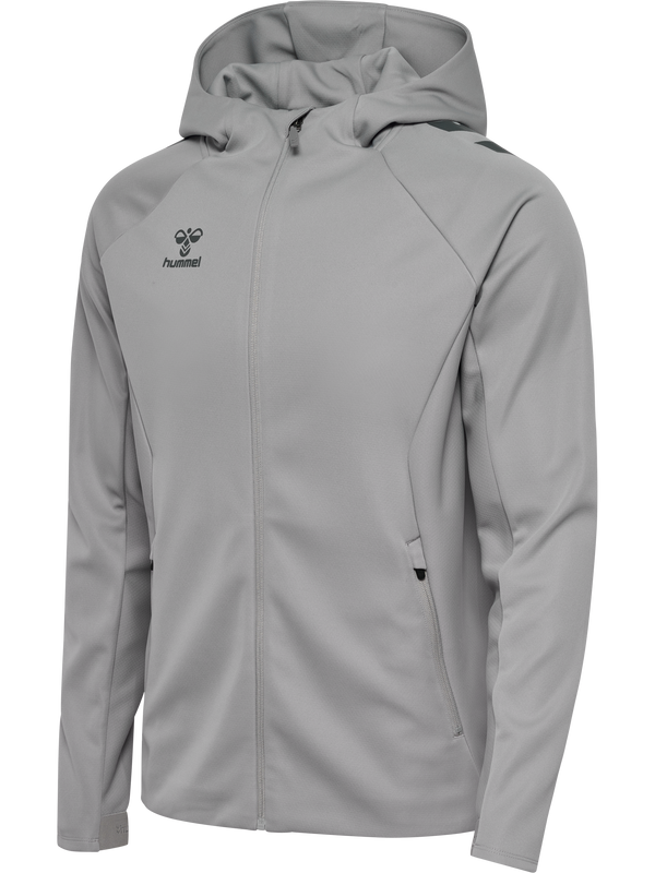 Hummel hmlCIMA 2.0 Zip Hoodie - Hellgrau