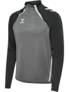 Hummel hmlLEAD 2.0 Half Zip - Stahlgrau / Asphalt