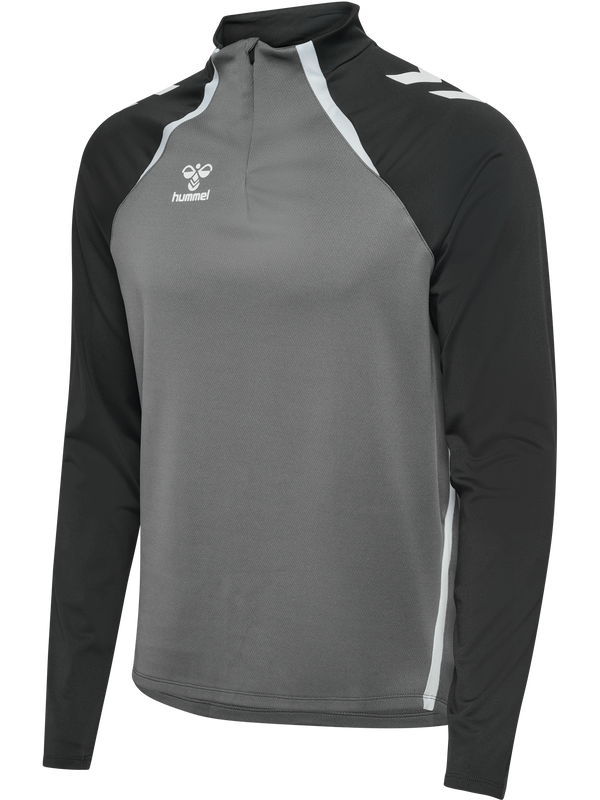 Hummel hmlLEAD 2.0 Half Zip - Stahlgrau / Asphalt