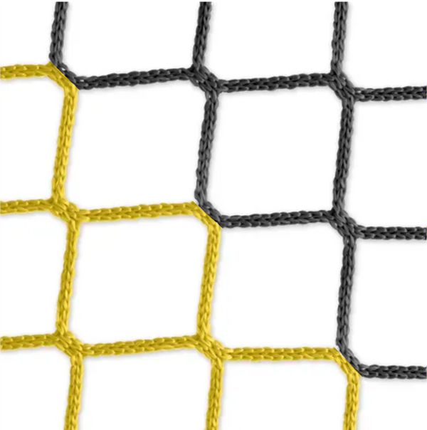 Rombull Tornetze 7,5x2,5 in schwarz/gelb / Auslage: 2x2m (1 Paar) – Bild 1