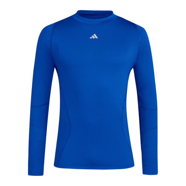 adidas Techfit COLD.RDY Longsleeve Blau – Kickers Jugend (Vorderansicht)