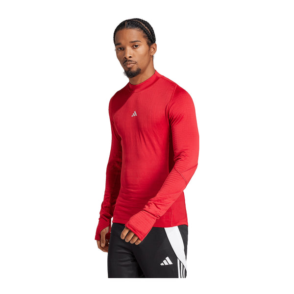 adidas Techfit COLD.RDY Longsleeve Rot – Kickers Jugend (Detail 2)