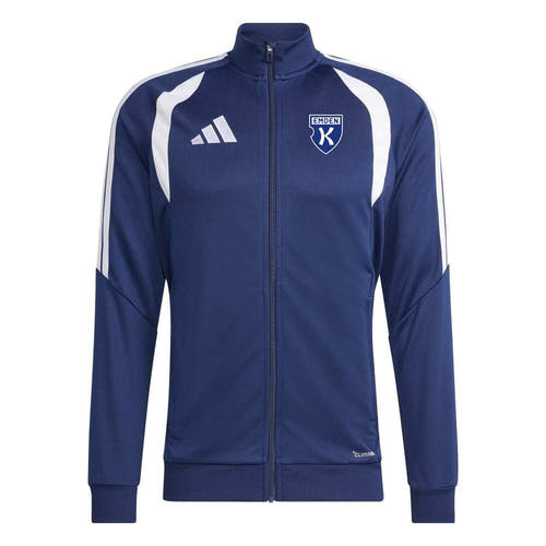 Anzugjacke Kickers Emden Jugend – adidas Tiro 26 League Trainingsjacke in Team Navy mit Vereinswappen, Vorderansicht