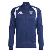 Anzugjacke Kickers Emden Jugend – adidas Tiro 26 League Trainingsjacke in Team Navy mit Vereinswappen, Vorderansicht