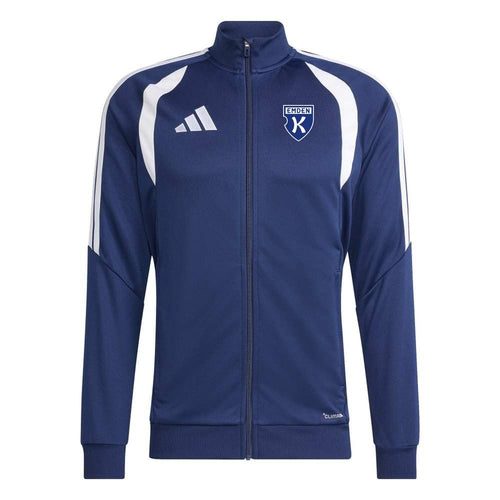 Anzugjacke Kickers Emden Jugend – adidas Tiro 26 League Trainingsjacke in Team Navy mit Vereinswappen, Vorderansicht