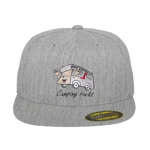 „Camping rockt!“ Snapback - Teamdealer