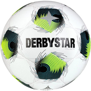 Derbystar Brillant TT Fußball Trainingsball - weiß/grün/gelb - Teamdealer