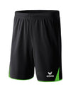 Erima CLASSIC 5-C Shorts - schwarz/green - Teamdealer