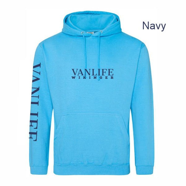 Hawaii Blue Vanlife Hoodie mit Wunschdruckfarbe - Teamdealer