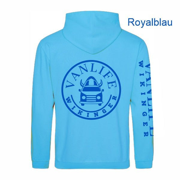 Hawaii Blue Vanlife Hoodie mit Wunschdruckfarbe - Teamdealer
