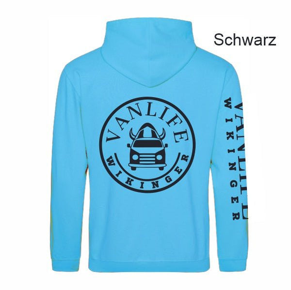 Hawaii Blue Vanlife Hoodie mit Wunschdruckfarbe - Teamdealer