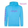 Hawaii Blue Vanlife Hoodie mit Wunschdruckfarbe - Teamdealer