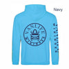 Hawaii Blue Vanlife Hoodie mit Wunschdruckfarbe - Teamdealer