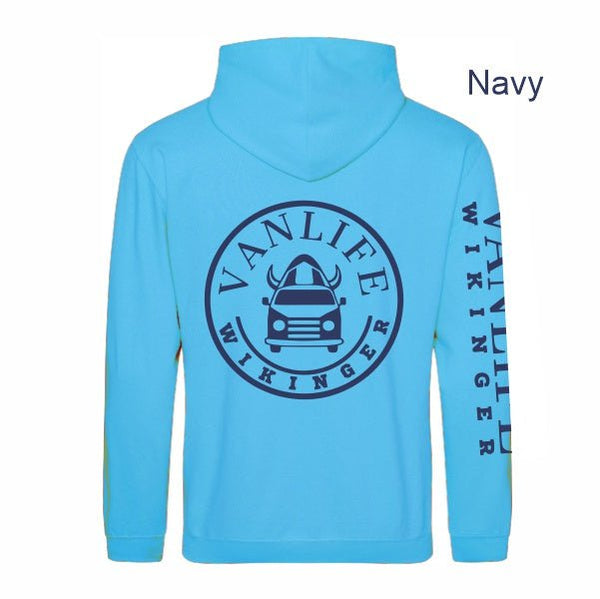 Hawaii Blue Vanlife Hoodie mit Wunschdruckfarbe - Teamdealer