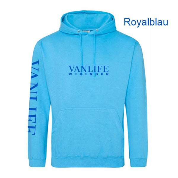 Hawaii Blue Vanlife Hoodie mit Wunschdruckfarbe - Teamdealer