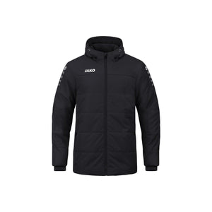 JAKO Coachjacke Team mit Kapuze - schwarz - Teamdealer