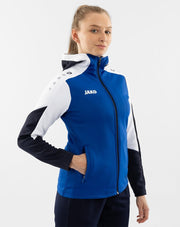 JAKO Kapuzenjacke Dynamic Damen - royal/weiß/marine - Teamdealer