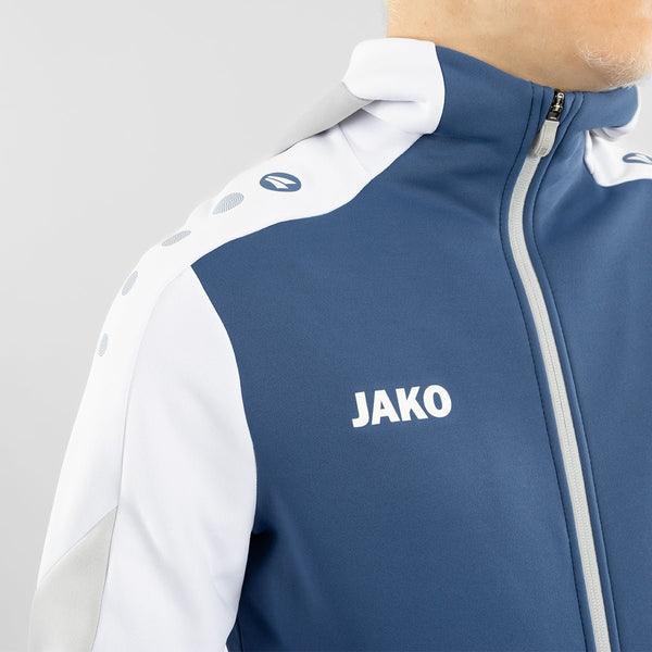 JAKO Kapuzenjacke Dynamic - nachtblau/weiß/hellgrau - Teamdealer