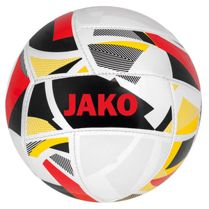 JAKO Miniball Iconic - weiß/schwarz/rot - Teamdealer